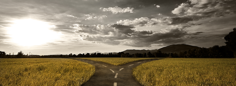 At a crossroads in your life