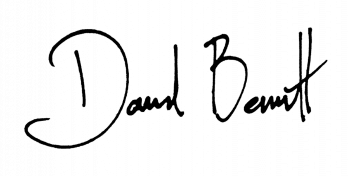 Complimentary signature of Daniel Bennett