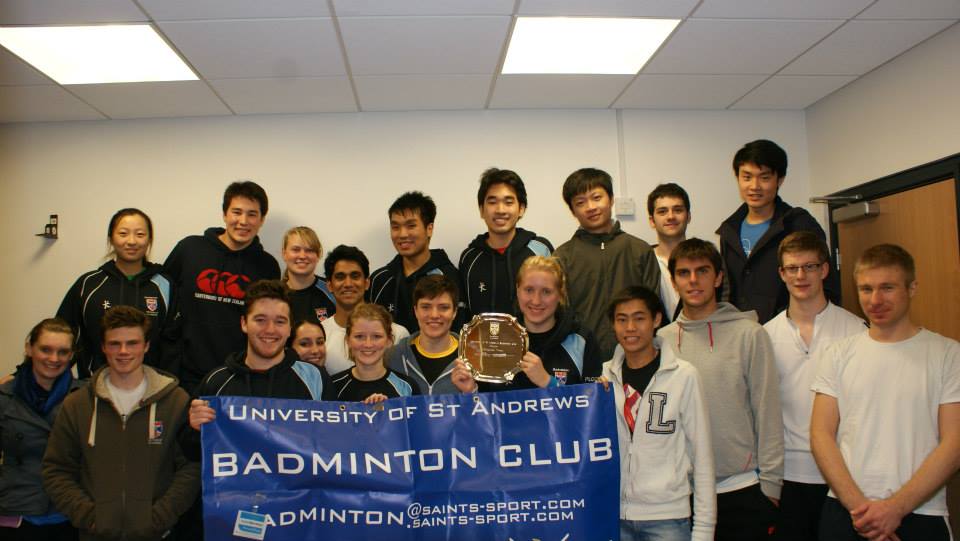 Participants of the St. Andrew's Badminton Championships